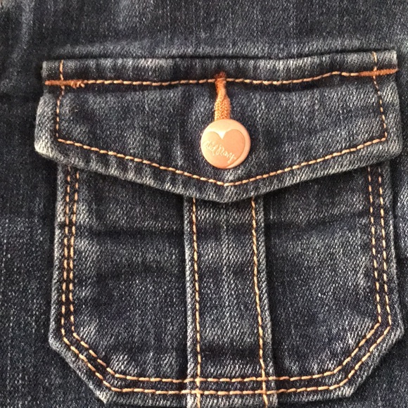 ✨Sold✨Old Navy Girls Dark Denim Shorts With Pockets Size 14 Adjustable Waist - Picture 7 of 14